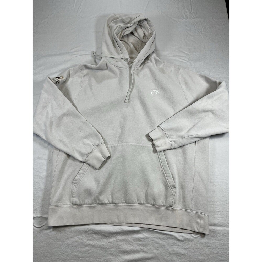 Nike Black College Football Hall of Fame Hoodie Sweatshirt White Men's XXL Tall
